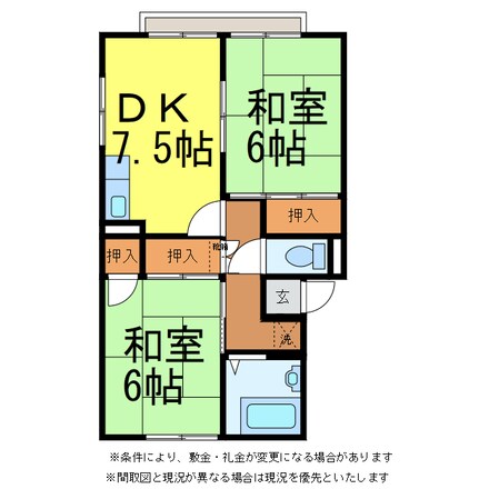 富久屋ハイツ１の物件間取画像